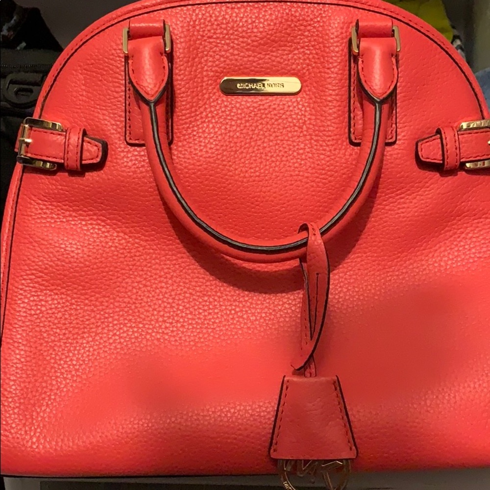 Michael Kors Hutton Purse Watermelon Color